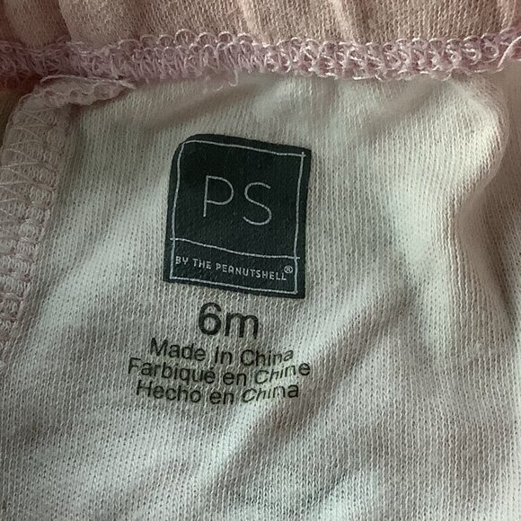 Lot of 2pc PS By The Peanutshell Baby Girl Pants 6M Polka Dot & Ballerina Prints - Picture 2 of 12